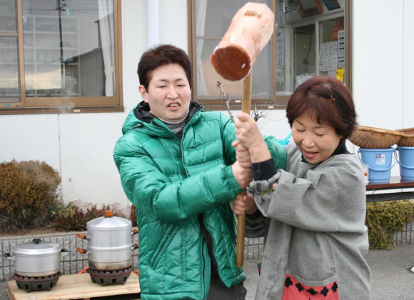 餅つき大会