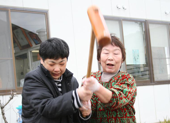 餅つき大会