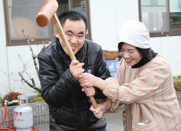 餅つき大会